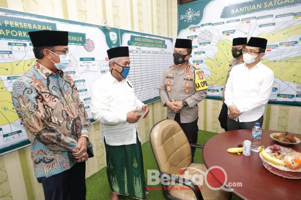 Kapolda Jatim Irjen Pol Nico Afinta saat sedang ramah tamah