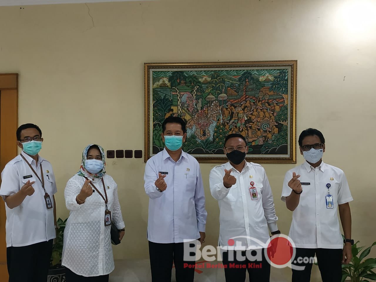 Kaperwil BKKBN Jatim bersama kepala PMD Jatim