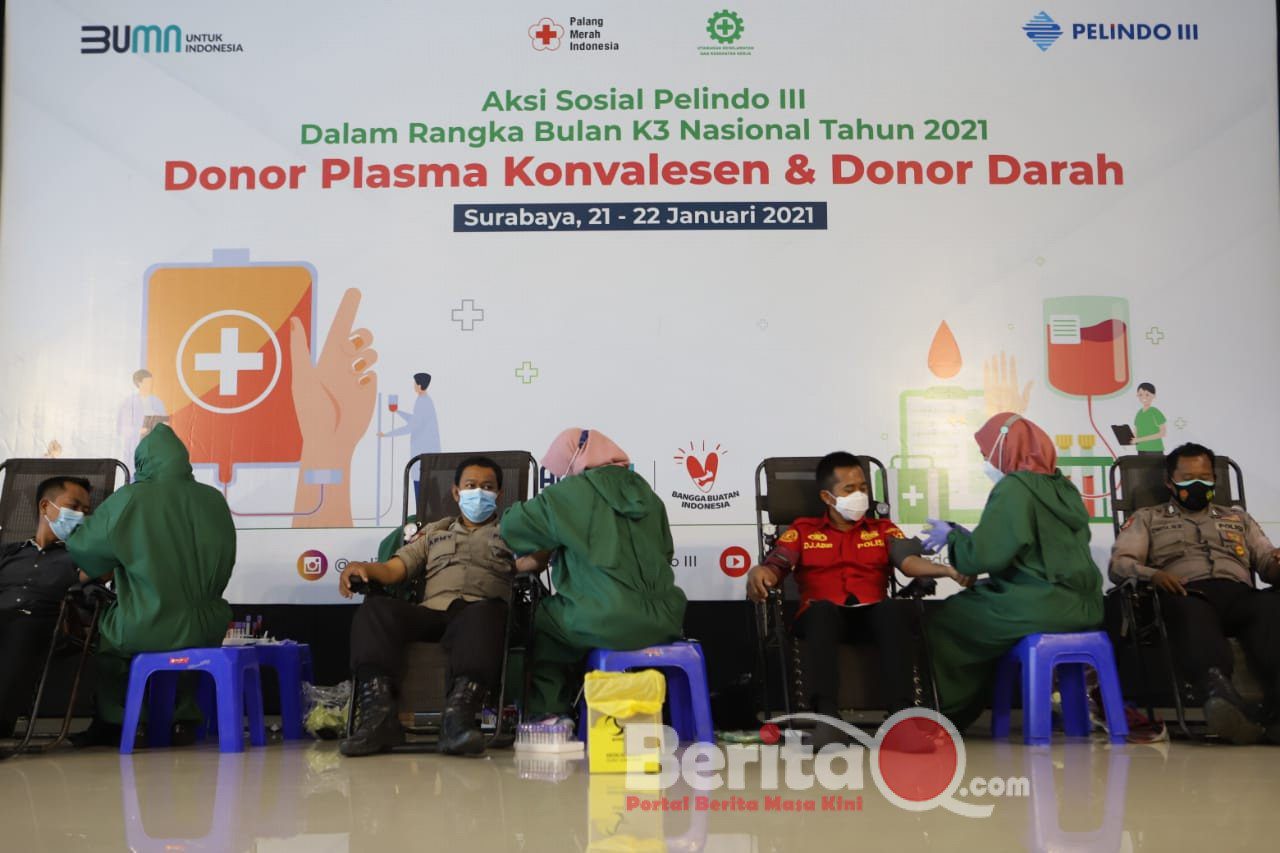 Polres Pelabuhan Tanjung Perak laksanakan donor plasma konvalesen