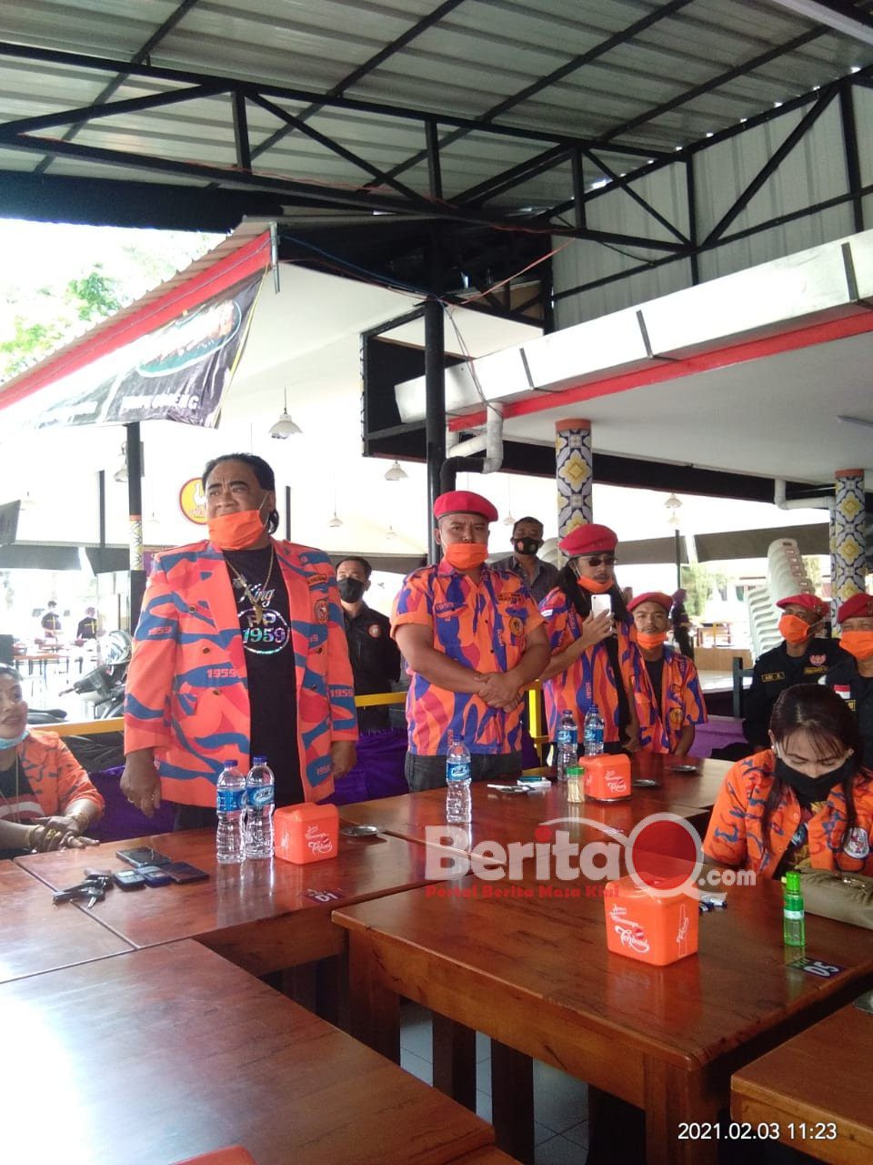 Ket foto:acara deklarasi Pemuda Pancasila 1959 kabupaten Karo.(ius)