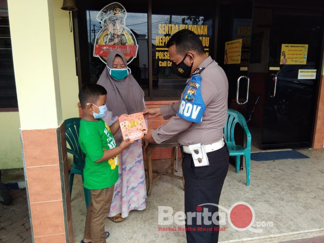 Polres Gresik Edukasi siswa SD bahwa Polisi sahabat anak