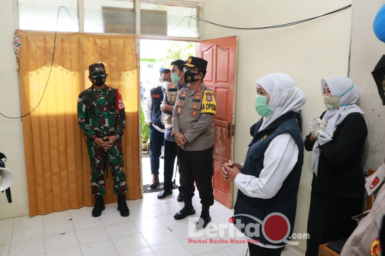 Forkopimda Jatim tinjau KTS jelang penerapan PPKM berskala mikro di Kab. Madiun