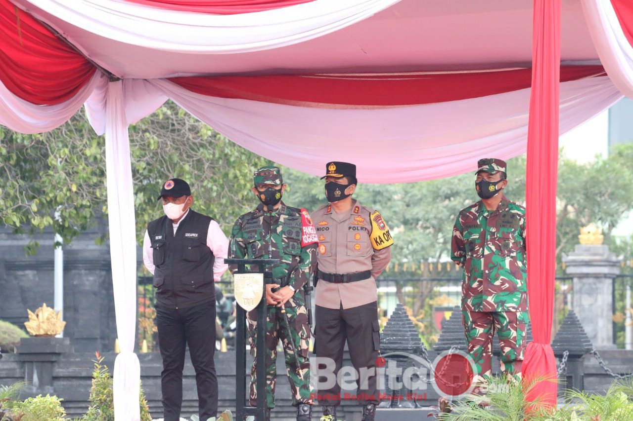 Forkopimda Jatim gelar pasukan pengamanan PPKM skala micro tangani kasus Covid-19