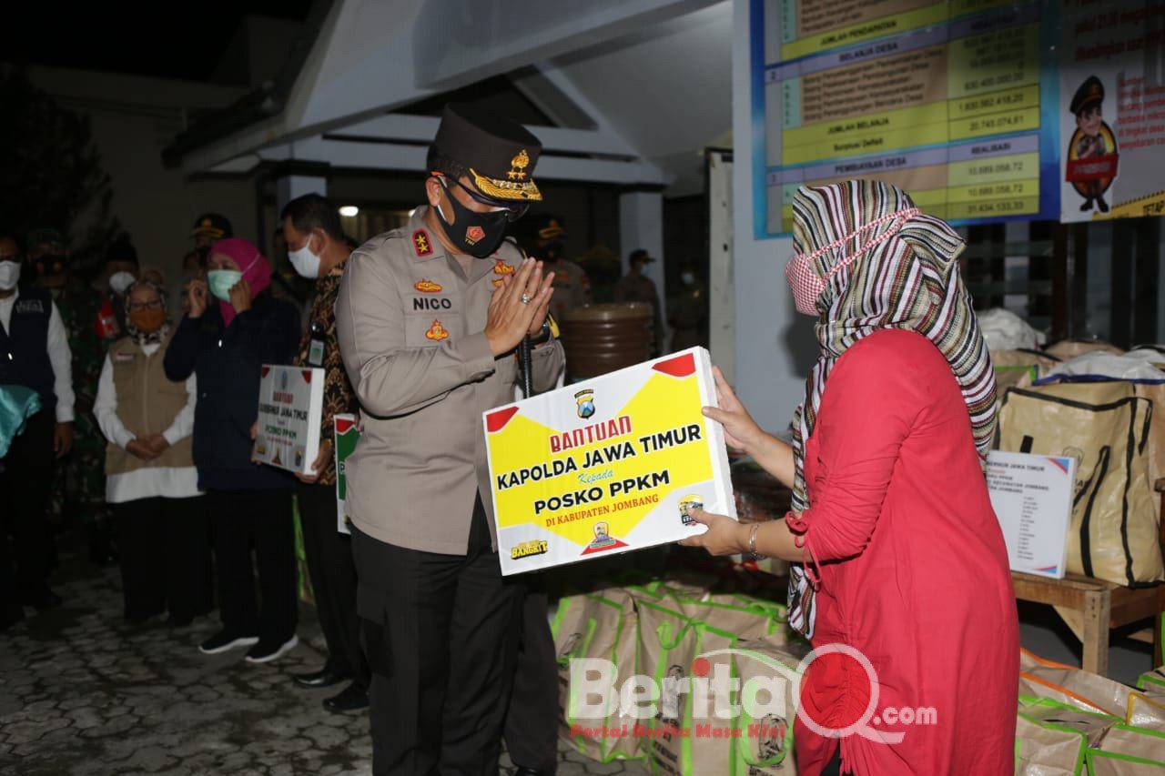 Forkopimda Jatim Kunjungi Posko PPKM Mikro di Jombang