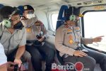Kapolda Jatim Pantau Kondisi Semeru Via Udara, Petakan dan Analisa Peringatan Awal Tim SAR