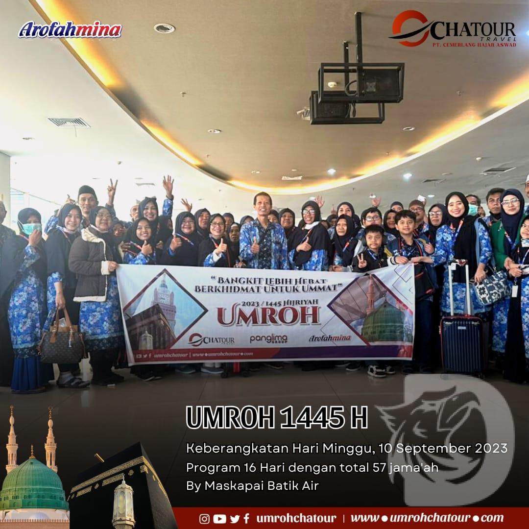 CHA Tour Travel memberangkatkan 57 Jama'ah Arofahmina / A7