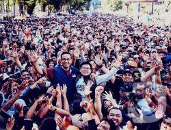 Jutaan Warga Kota Makassar Antusias Hadiri Jalan Gembira Bersama Anies-Muhaimin (Capres-Cawapres)