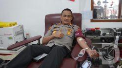 Jelang HUT Humas Polri ke – 72 Polres Metro Jakarta Timur Gelar Aksi aksi Donor Darah