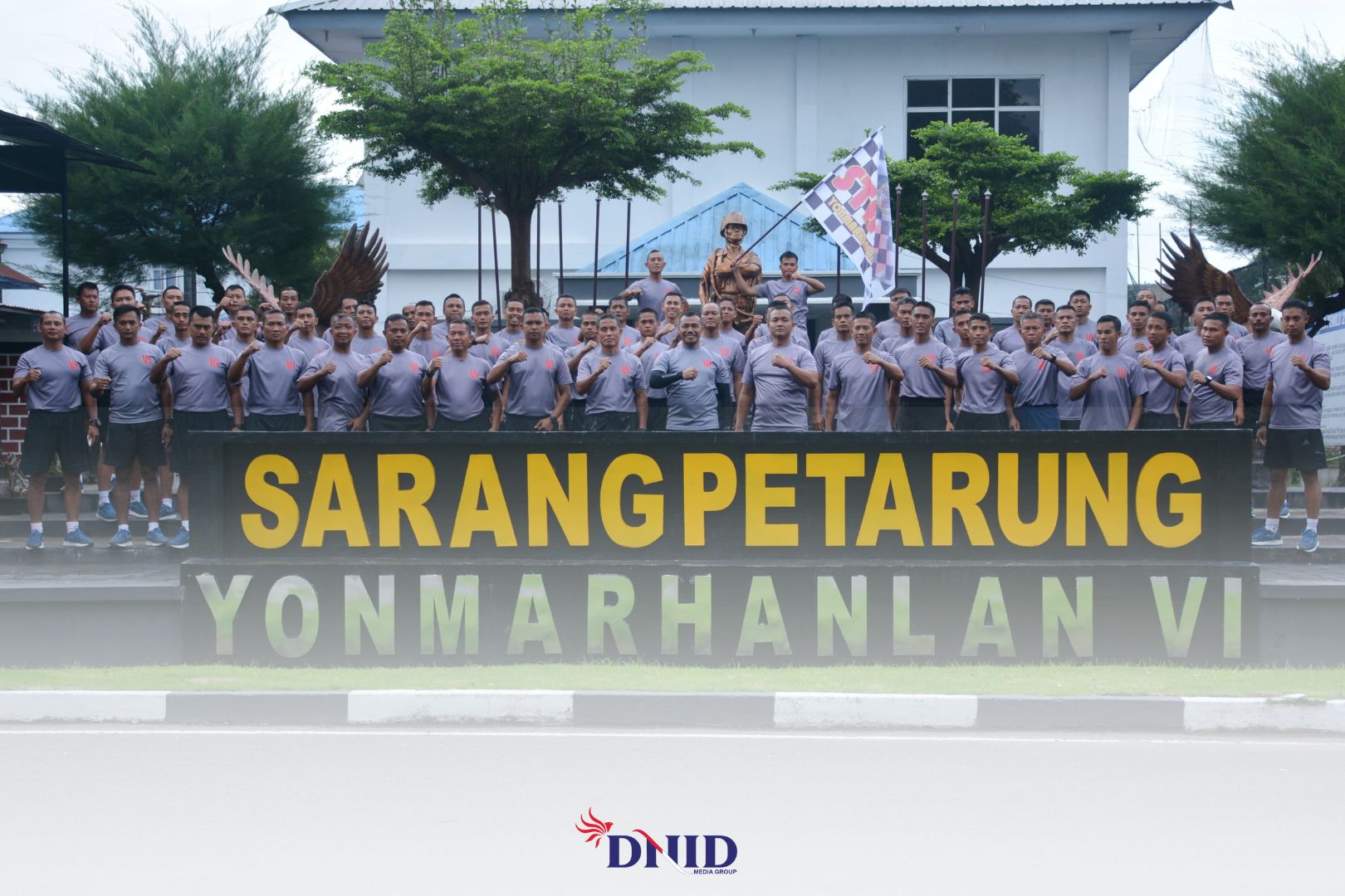 Bina Ketahanan Stamina, Prajurit Petarung Yonmarhanlan VI Laksanakan Lari 3200 Meter