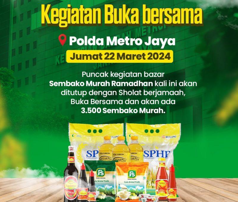 Rasa Corp menggelar Buka Bersama dan hadirkan sembako murah, gandeng Bulog dan Polda Metro Jaya / M9