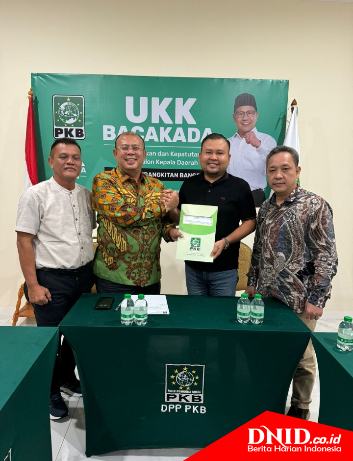 Partai' Kebangkitan Bangsa (PKB) Resmi Usung H. Dadi Sunarya UY sebagai Bakal Calon Bupati dan Malin sebagai calon Wakil Bupati Melawi 2024 . Ft, dok-Ist.