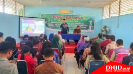 Sosialisasi Aksi Perubahan Oleh Yusuf Afandi, SP., MM. Sekretaris DKPP Kabupaten Melawi (dok-Ist)