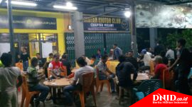 Para peserta turnamen gaple DAMAI Cup