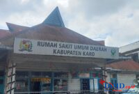 Ket foto : gedung rsud kabupaten karo.(ius)