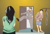 Gambar ilustrasi oknum ASN Guru selingkuh dengan istri orang. (Dok.Istimewa) 