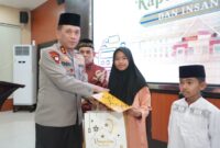 Kapolda Sulteng Irjen Pol Dr Endi Sutendi menggelar Buka Puasa Bersama insan Pers dan Santuni anak Yatim. (Foto:Humas Polda Sulteng)