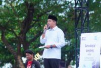 Bupati Bantaeng, Sulawesi Selatan, Muh. Fathul Fauzy Nurdin, secara resmi membuka Festival Ramadhan Bangkit Vol.2 tahun 2026 yang digelar di Lapangan Pantai Seruni, Sabtu (21/2/2026). (dok/ist)